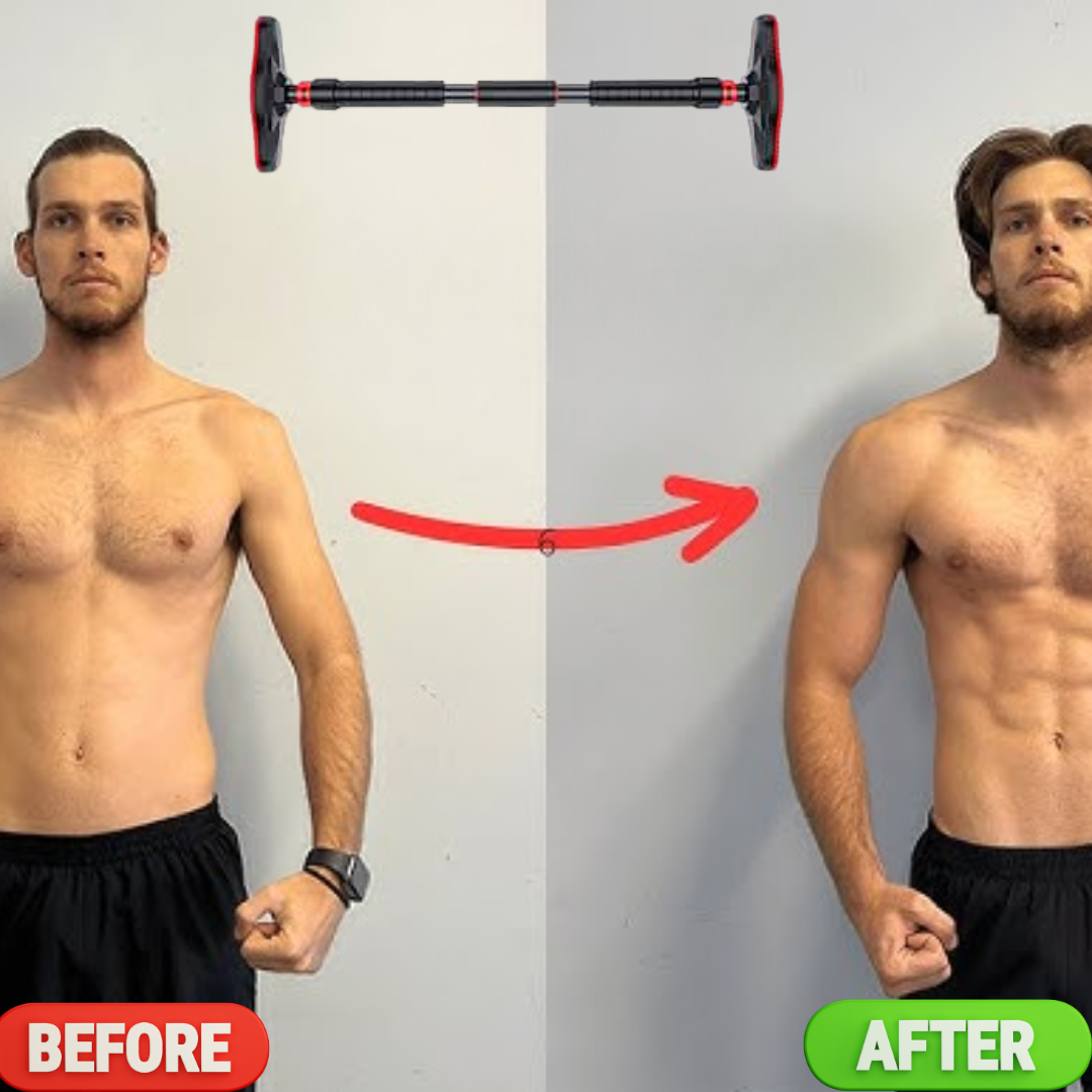 Heavy-Duty Adjustable Doorway Pull-Up Bar – Up to 50% OFF – Sculpt Your Upper Body from Home – Supports 150kg, No Drilling – Multi-Grip, Anti-Loosen Lock – Easy Installation – For Home & Gym – Build Muscle, Strength & Definition