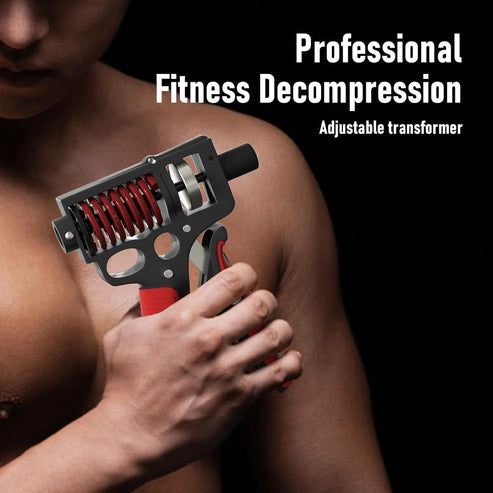 V5 Pro Adjustable Hand Gripper - 11-220 lbs Resistance with Counter & Safety Hammer