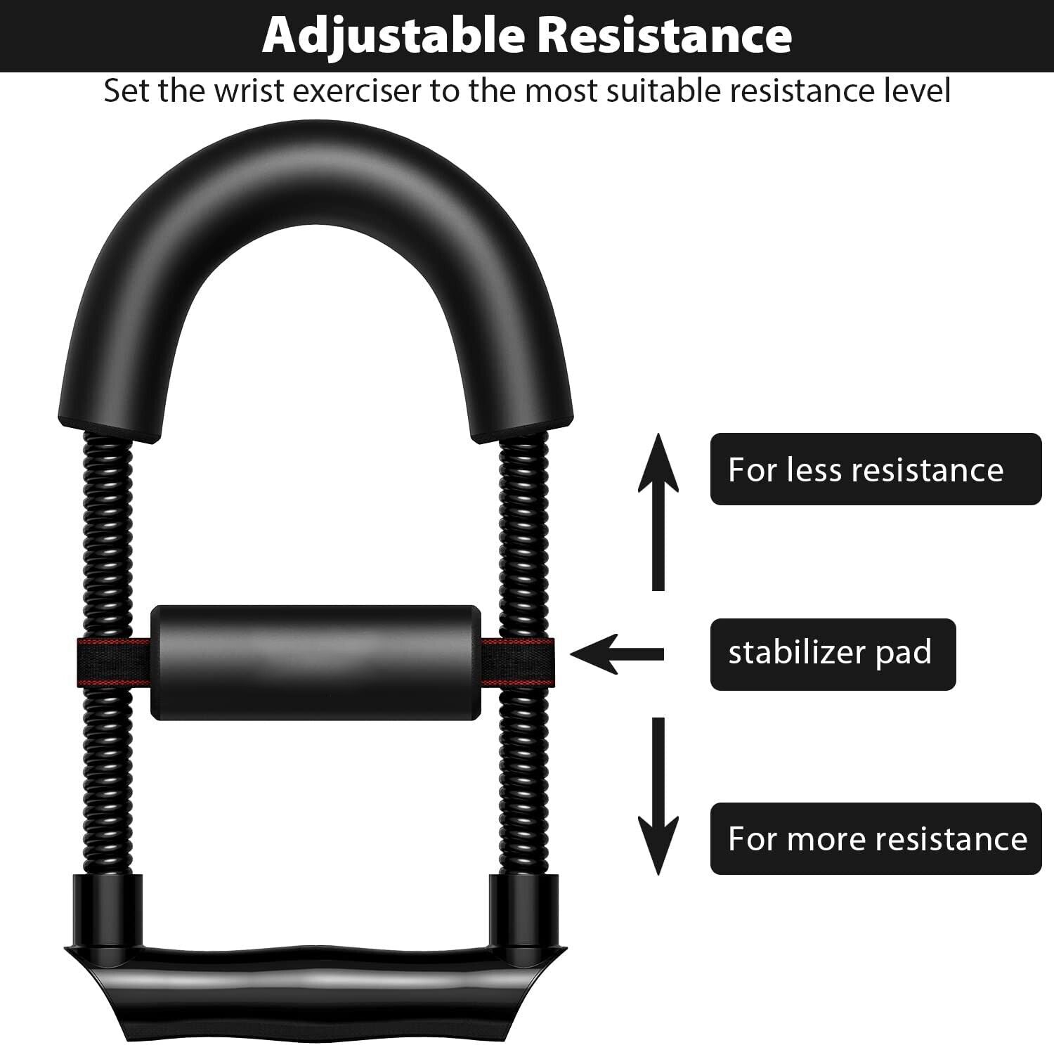 Adjustable Forearm Strengthener Wrist Exerciser Hand Grip/Fitness Grip Hand Grip/Fitness Grip